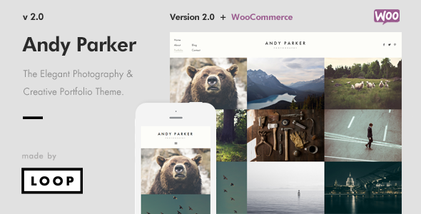 Andy Parker - Creative Photography & Portfolio WordPress Theme Logo